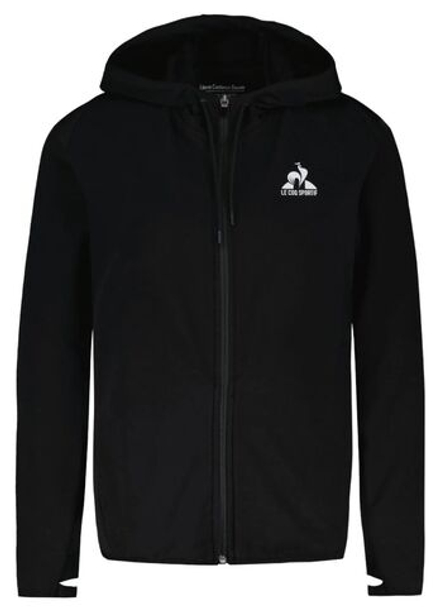 Женская теннисная куртка Le Coq Sportif Training LF Full Zip Hoody N°3 W - black