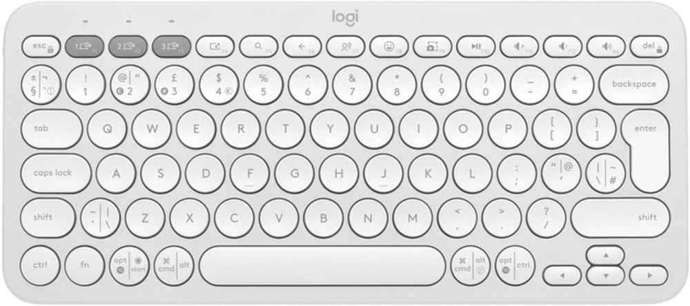 Клавиатура Logitech Pebble Keys 2 K380s (920-011852) белый
