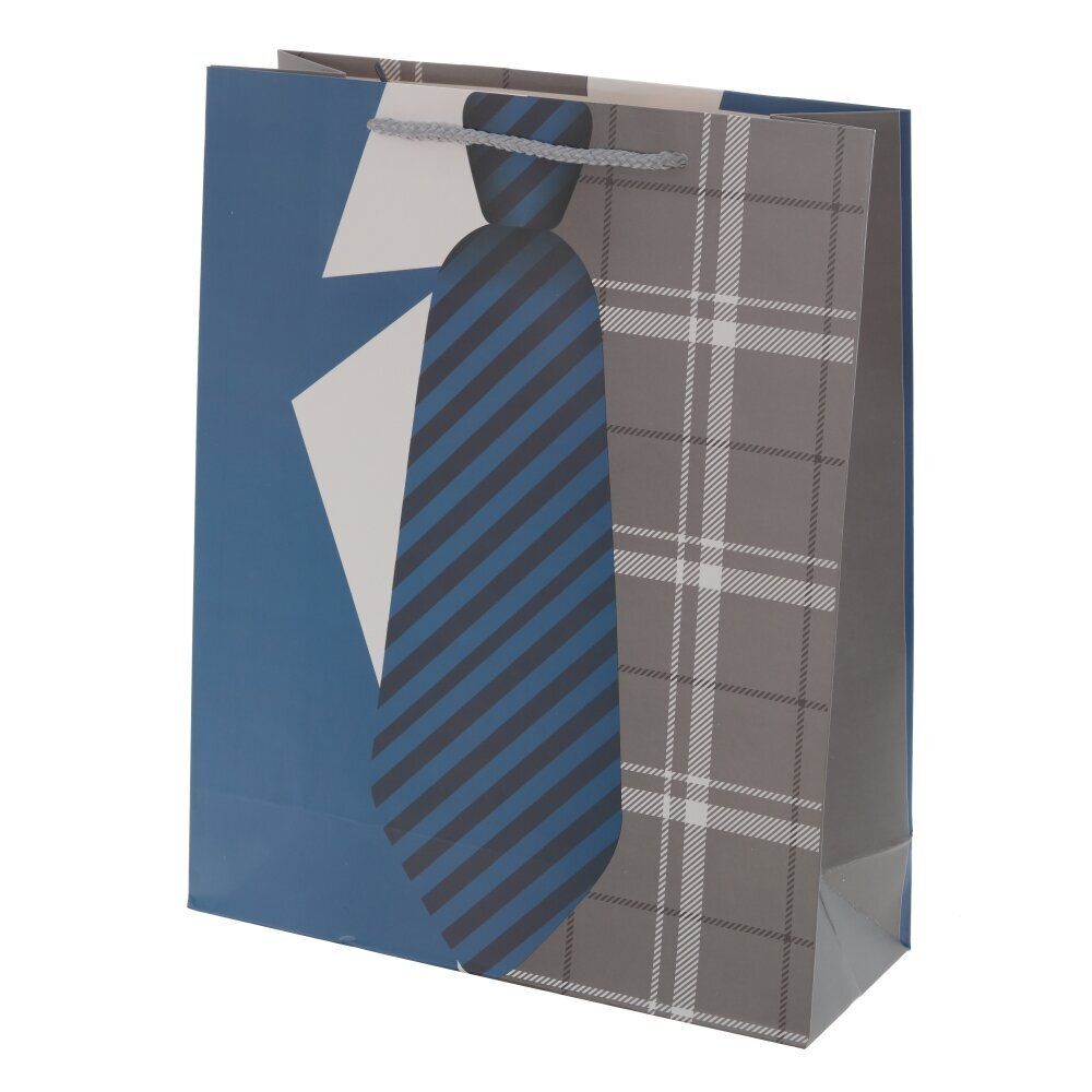 GAEM Пакет подарочный M (бумага, плотность 210г/м2, блок микс 12шт), L26 W10 H32 см, 3в.