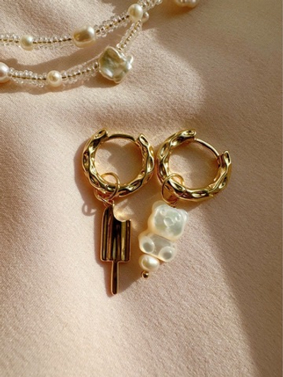 Серьги Эскимо мишка на Севере