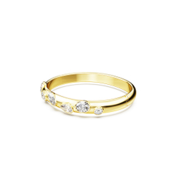 DEXTERA:BANGLE CRYSTAL WHI/GOS S