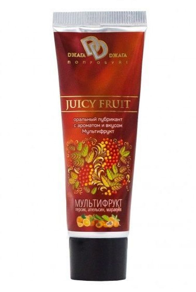Интимный съедобный лубрикант JUICY FRUIT с ароматом фруктов - 30 мл.