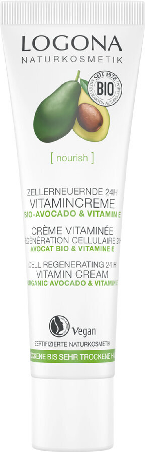 Витаминный крем Logona для обновления клеток, 30 мл