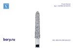 Бор алмазный черный Frank Dental типа FG - D.879K.021.SG.FG