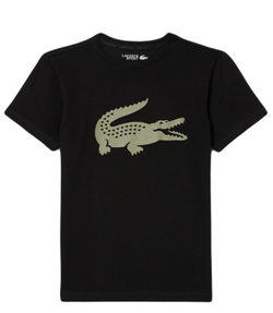Футболка для мальчика теннисная Lacoste Boys SPORT Tennis Technical Jersey Oversized Croc - черный