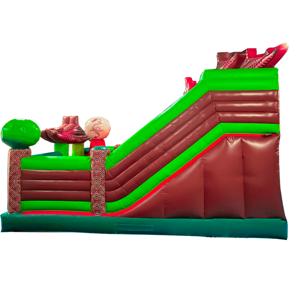 Коммерческий надувной батут “Хижина Дракона” 7,5*6,5*5,5 м