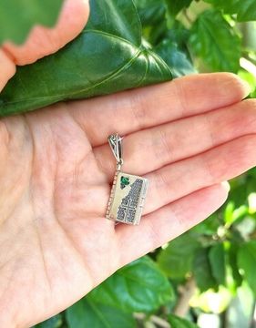 Подвеска Молитвослов. Книжечка с молитвой "Отче Наш"