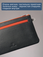 814 R - Портмоне-клатч с RFID защитой