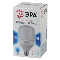 Лампа светодиодная ЭРА STD LED POWER T120-40W-4000-E27 E27 / Е27 40 Вт колокол нейтральный белый свет | Лампы cветодиодные POWER