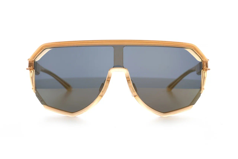 Спортивные очки HILX Newblood Shiny Crystal Orange / Gold Mirror Lens