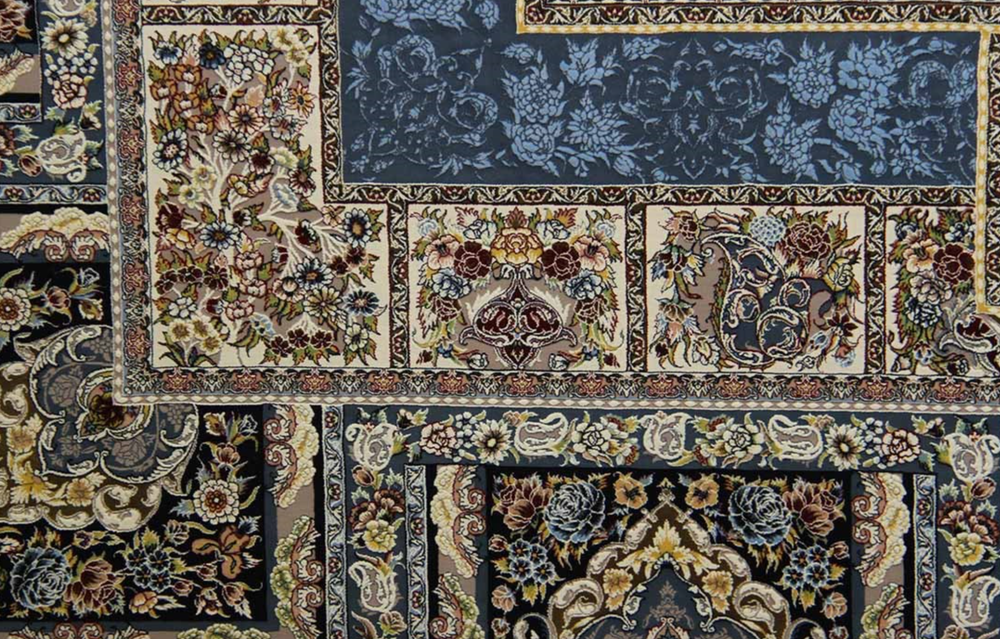Иранский ковер из Мешхеда шерстяной 150х225 см 390487 Иран машинный