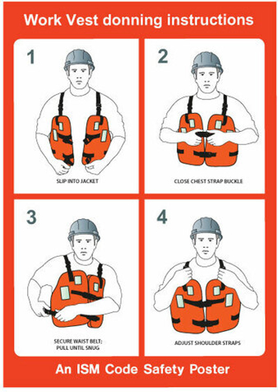Инструкция по надеванию рабочего жилета