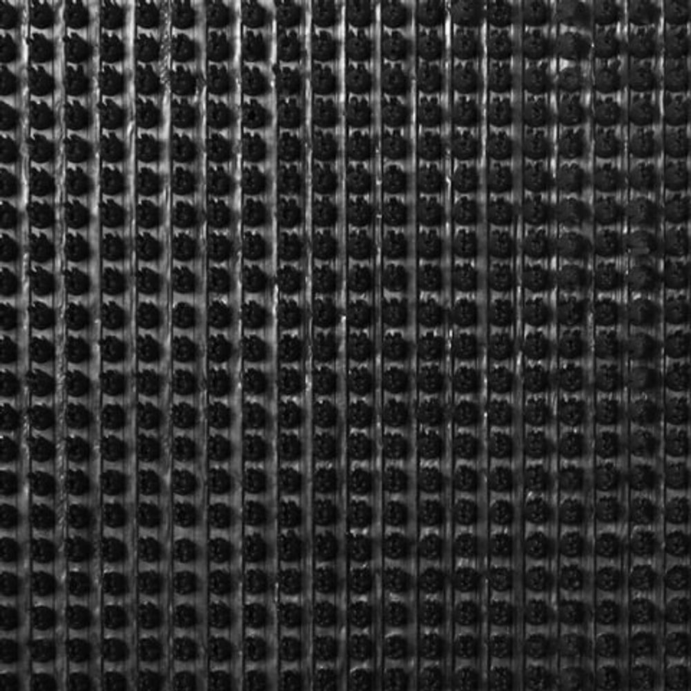 Коврик-дорожка грязезащитный "ТРАВКА РОМБЫ", 0,9x15 м, толщина 9 мм, черный, В РУЛОНЕ, VORTEX, 240504, 24004