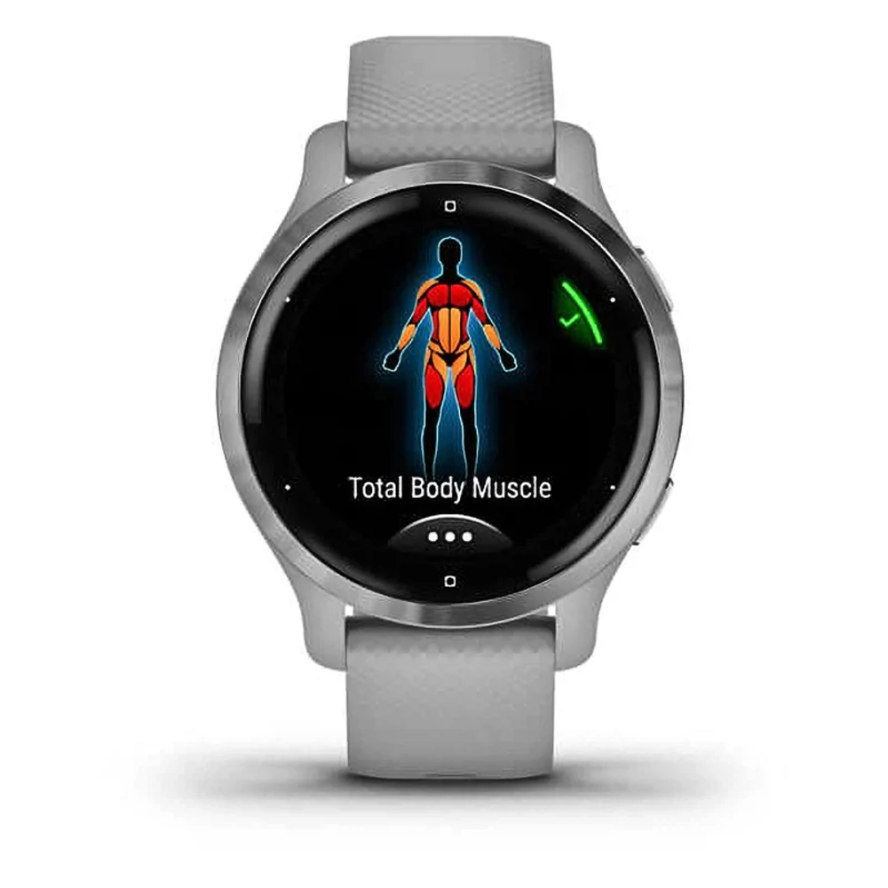 Смарт-часы Garmin Venu 2S серебристые 010-02429-12