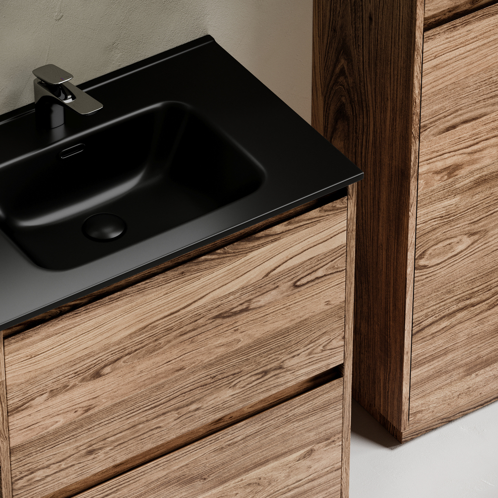 Тумба с раковиной Sancos Libra Floor 70 см LB70FECH дуб чарльстон