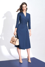 51122 Платье женское (темно-синий)