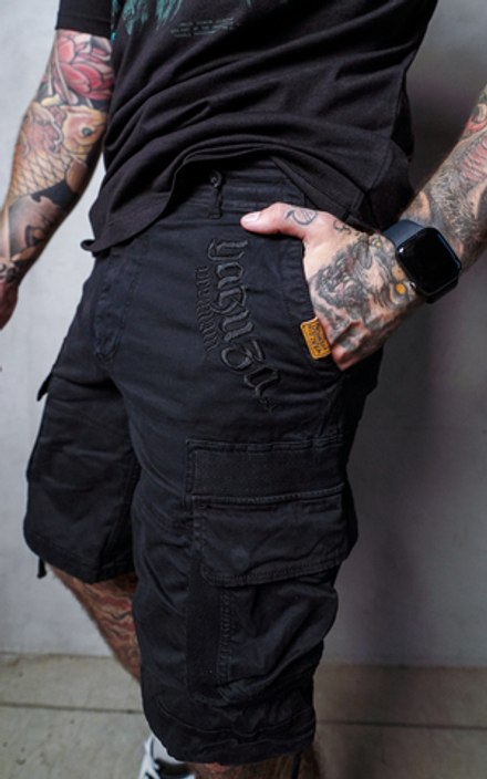 Карго-Шорты черные Yakuza Premium 3655-2