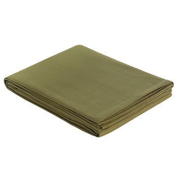 Скатерть из хлопка оливкового цвета из коллекции essential, 170х170 см