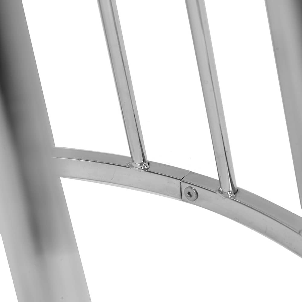 Стол Liverpool 110см орех, хромированные ножки