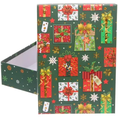 Коробка подарочная «Новогодние подарки» 29*21*8 см