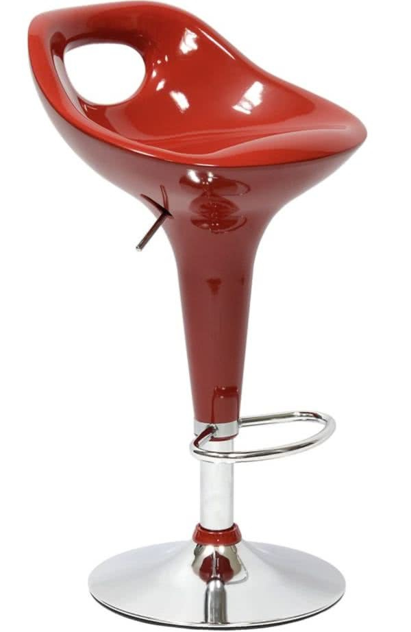Стул барный  Taranto КРАСНЫЙ/ХРОМ