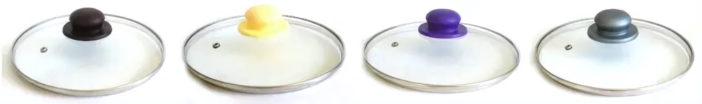 Крышка стеклянная 16см с пароотводом