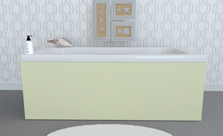 Экран под ванну глухой TR-10-102 светло-бежевый матовый