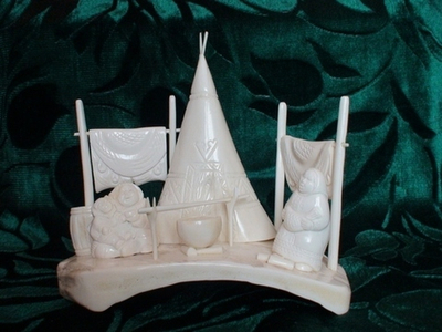 "Остяцкое хозяйство", композиция