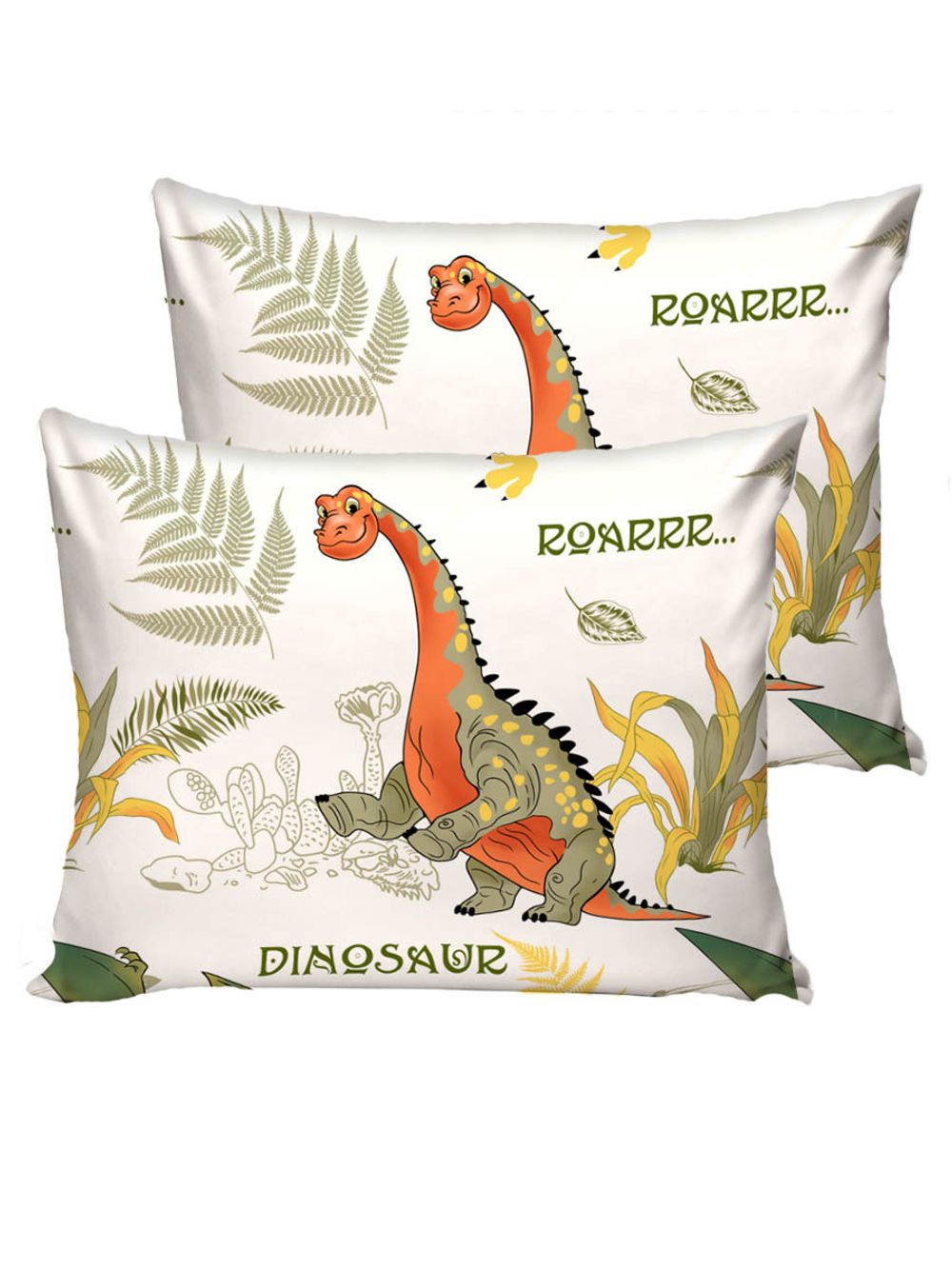 Комплект наволочек 2шт Сказка "Динозаврики" 50х70 см