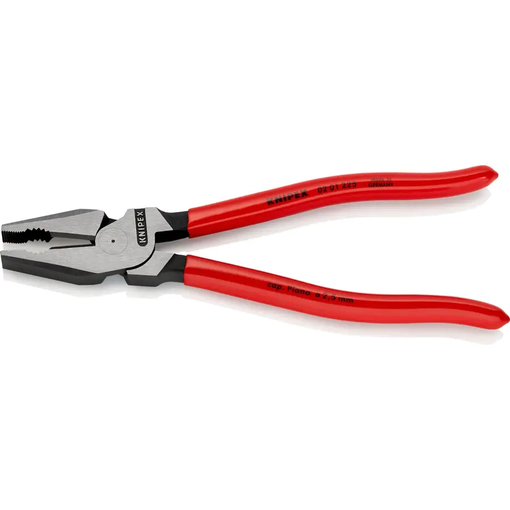 Плоскогубцы комбинированные особой мощности черненые 225 мм Knipex 02 01 225 SB