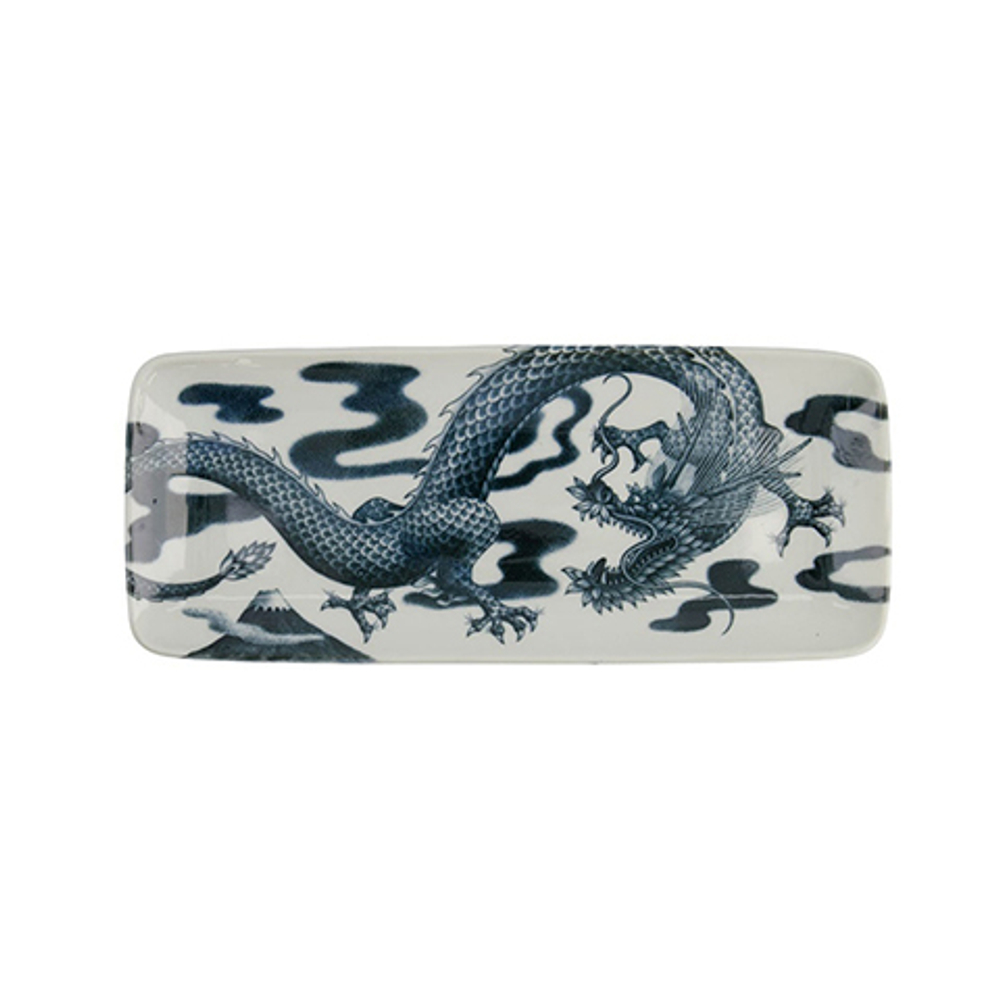 Тарелка 28.5х14см Tokyo Design черная/белая