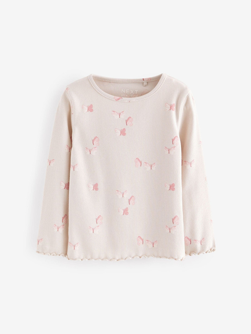 Лонгслив для девочки Next 409-081, 5 шт., Розовый