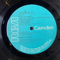 Винтажная виниловая пластинка LP Middle Of The Road Chirpy Chirpy Cheep Cheep Tweedle Dee, Tweedle Dum And Other Great Hits (UK 1972)