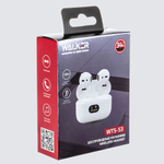 Наушники WALKER WTS-53, сенсорное управление, белые