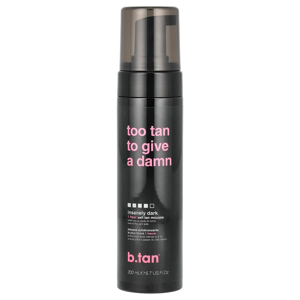 b.tan, Too Tan to Give A Damn, Insanely Dark, 200 мл (6,7 жидк. унц.)