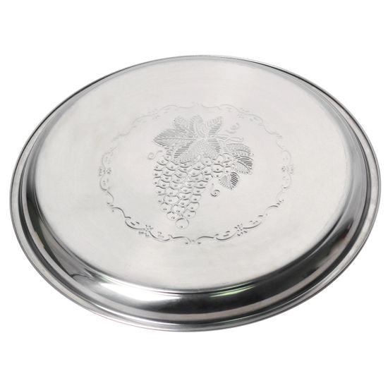 Поднос 34 см. из нержавеющей стали Kamille КМ 4300