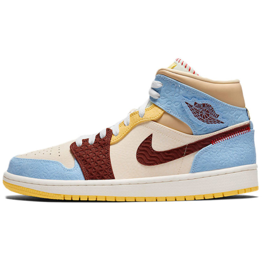 Кроссовки Air Jordan 1 Mid SE Fearless x Maison Chateau Rouge