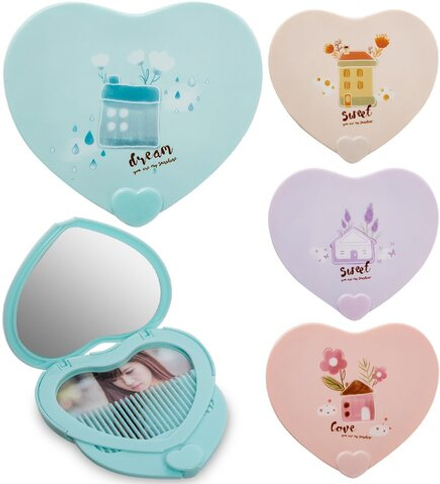 TV-19 Зеркальце с расческой в асс.