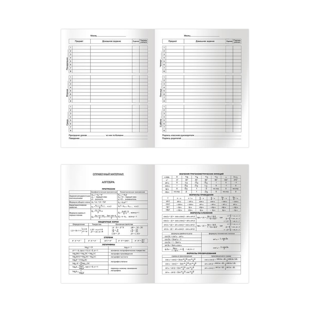 Дневник школьный (5-11) 48л. "Без опозданий" мат. ламинация (BG)