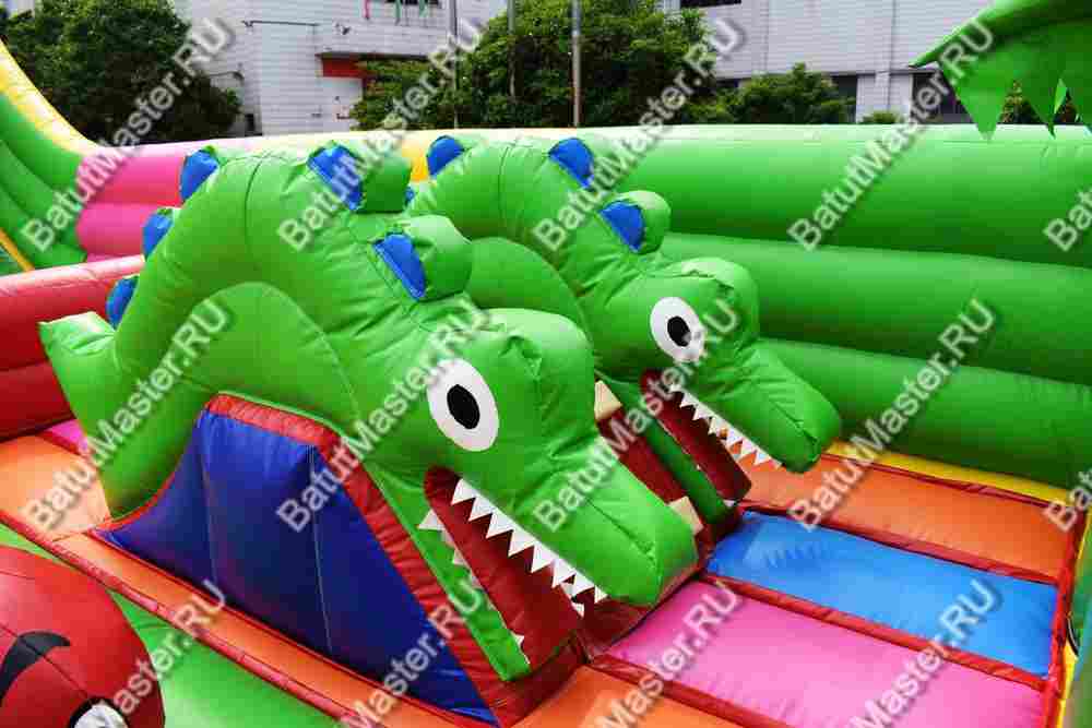 Коммерческий надувной батут "Сафари парк" 12*7*7 м