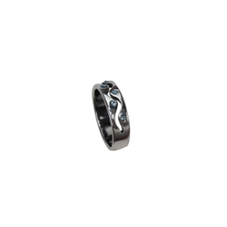 "Гита" кольцо  серебряном покрытии из коллекции "Фантазия" от Jenavi