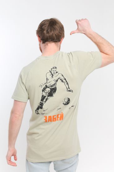 Футболка ЗАПОРОЖЕЦ Zabej (Зеленый (Olive))