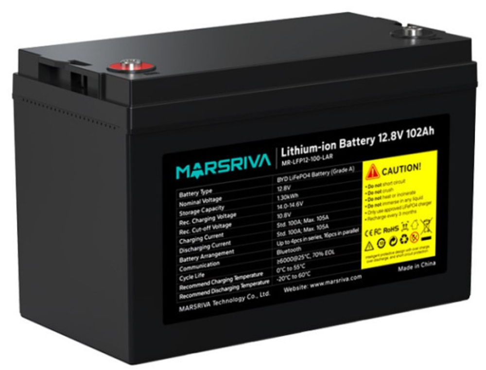 Батарея Marsriva MR-LFP12-100-LAR