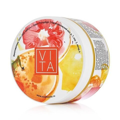 Солевой скраб для тела , Сочный цитрус, 250мл, Формула преображения