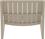 Шезлонг-лежак пластиковый, Siesta Contract Slim, бежевый