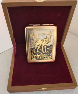 Портсигар "Волк" №1
