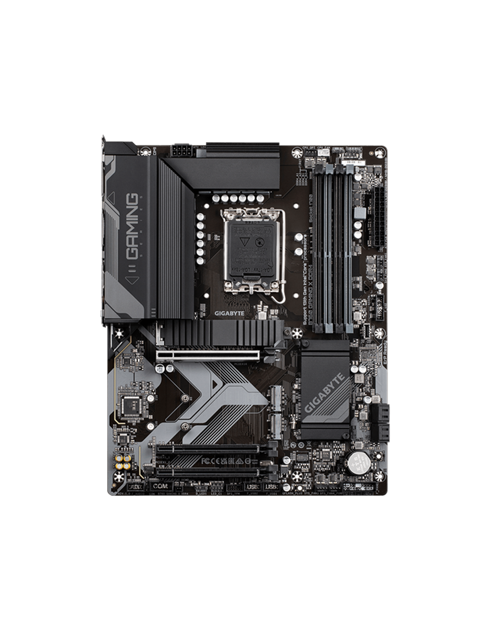 Материнская плата GIGABYTE B760 GAMING X DDR4, LGA1700, B760, 4*DDR4, 4*SATA, 3*M.2, 3*USB 3.2, 5*USB 2.0, 3*PCIx16, HDMI+DP, ATX