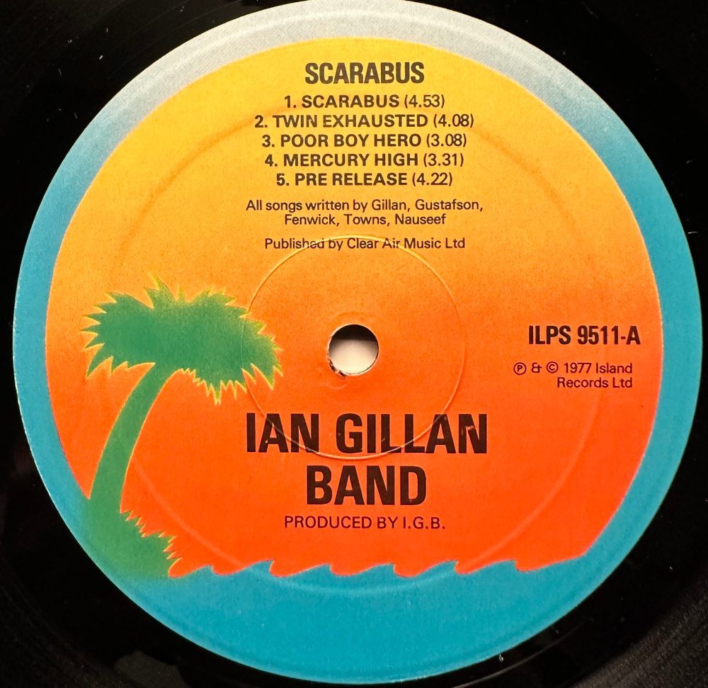 Ian Gillan Band - Scarabus (Англия 1977г.)