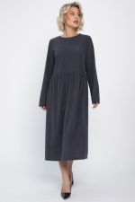 Платье из вельвета Андреа (графит) П14801-25М LT Collection