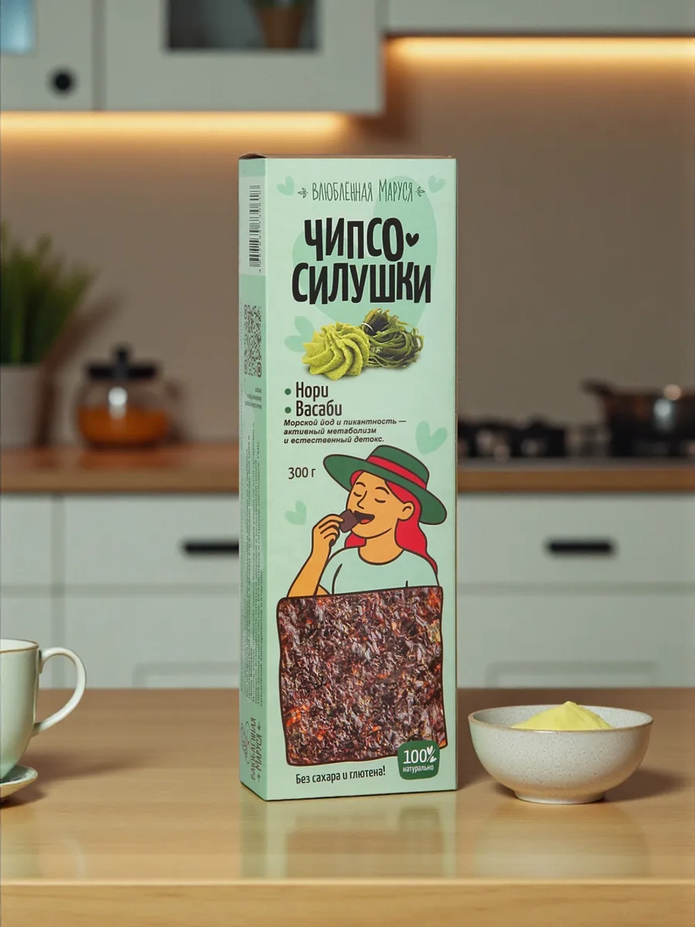 Чипсо-силушки нори-васаби, 300г